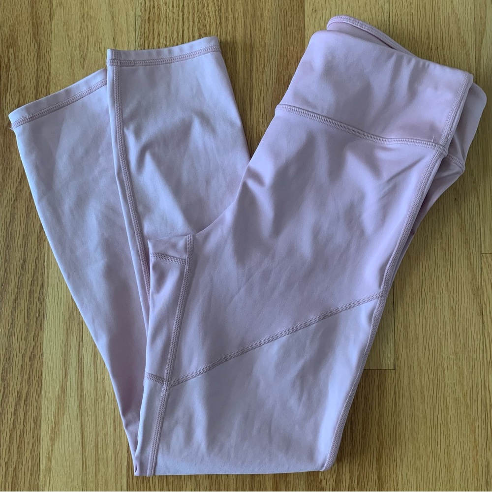FABLETICS WOMENS LEGGINGS ANKLE LENGTH PINK SZ S